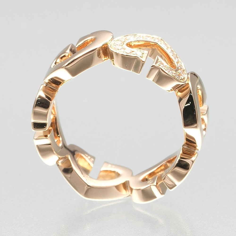 CARTIER 18k Gold Diamond Heart Ring - Picture 3 of 11